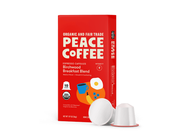 Birchwood Blend Espresso Capsule - Peace Coffee