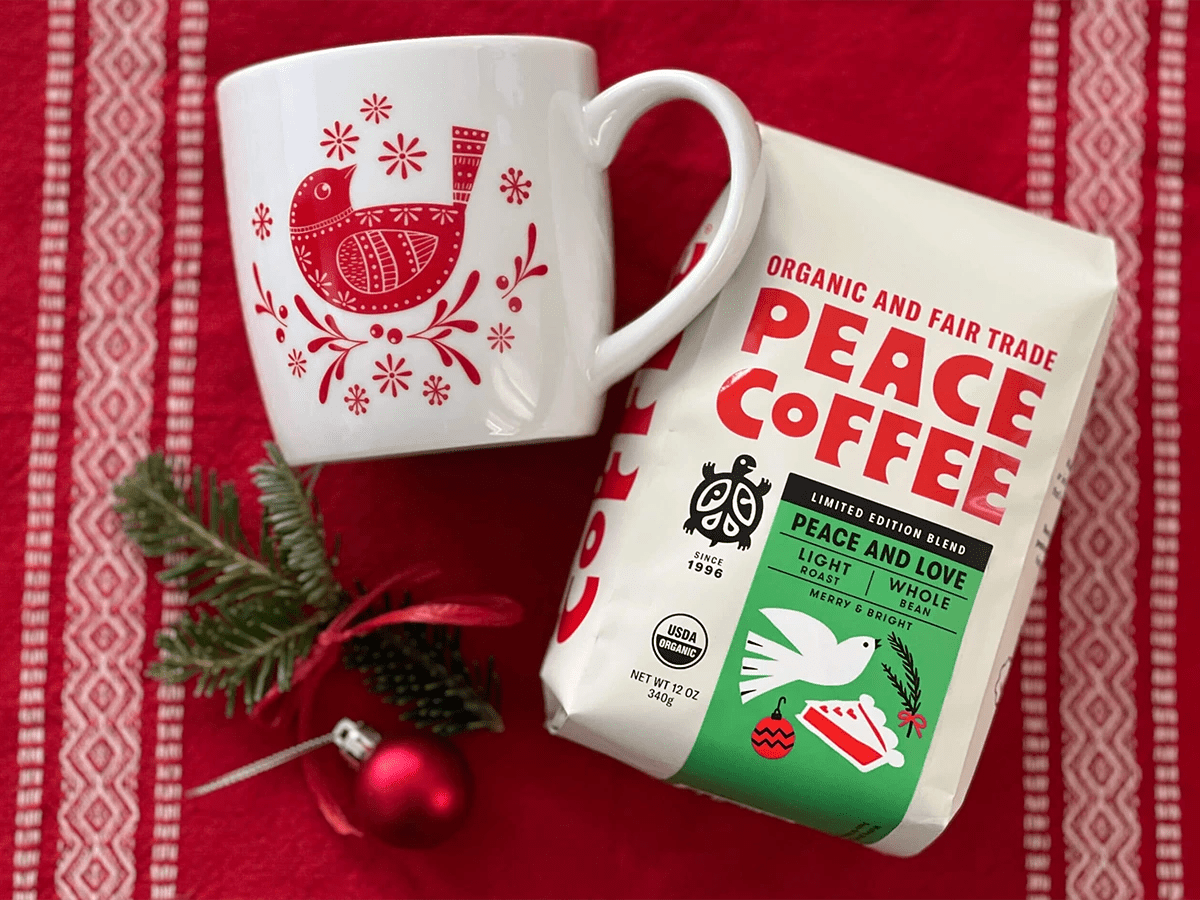 Peace and Love - Peace Coffee