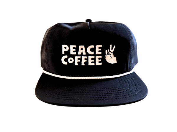 Madhappy Black Cap with Peace Emblem SHALOM_CLOTHING_BLACK-  main image 4